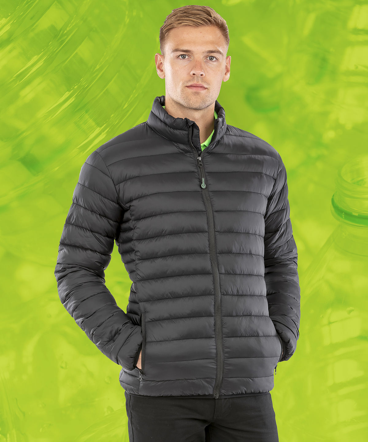 Recycled padded jacket