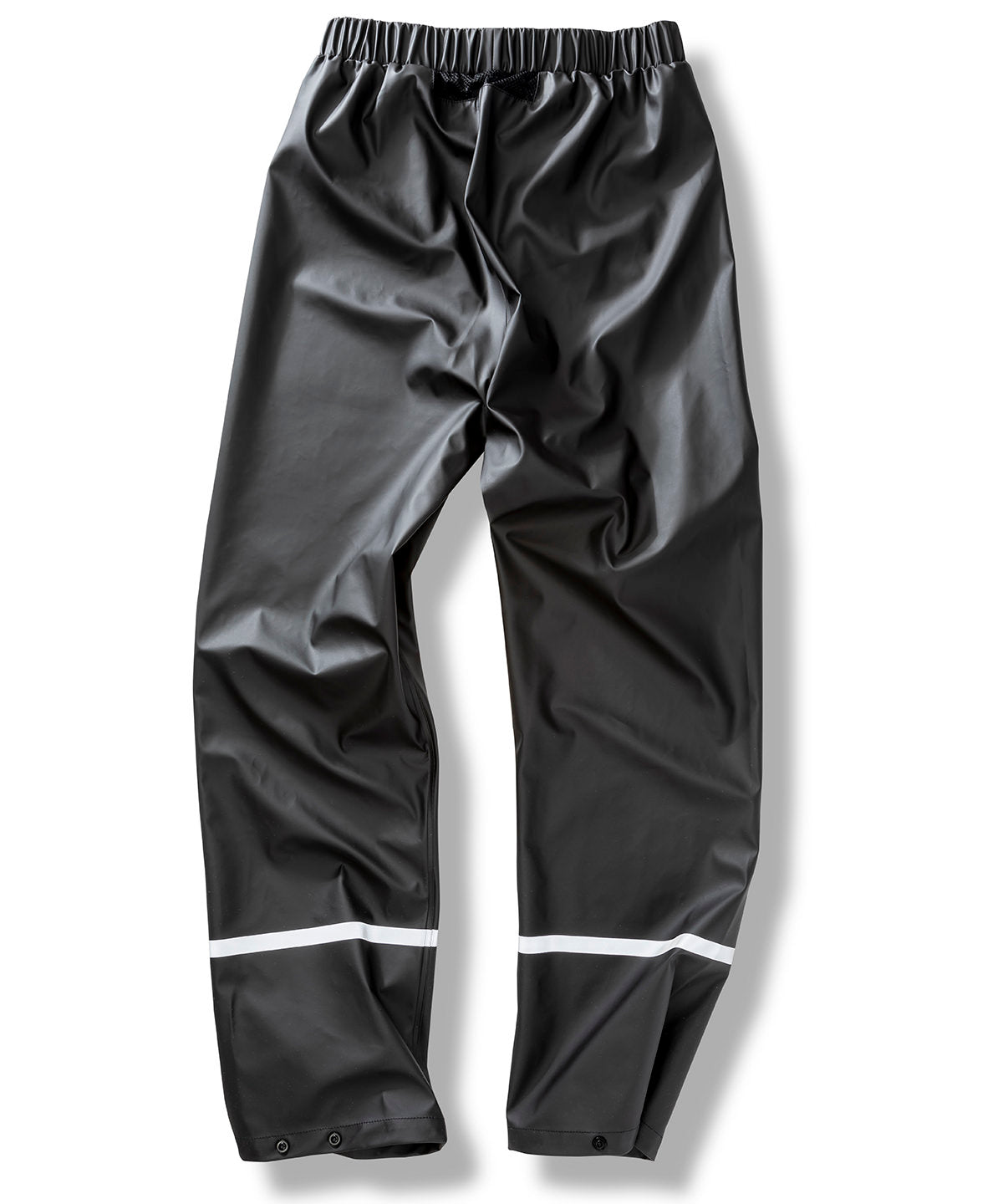 Prism PU waterproof trousers with reflective bands and recycled backing