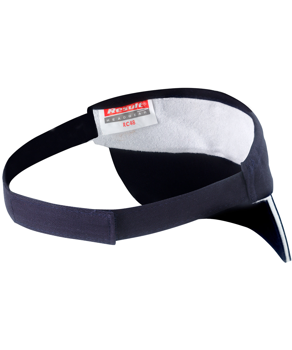 Herringbone sun visor with sandwich peak