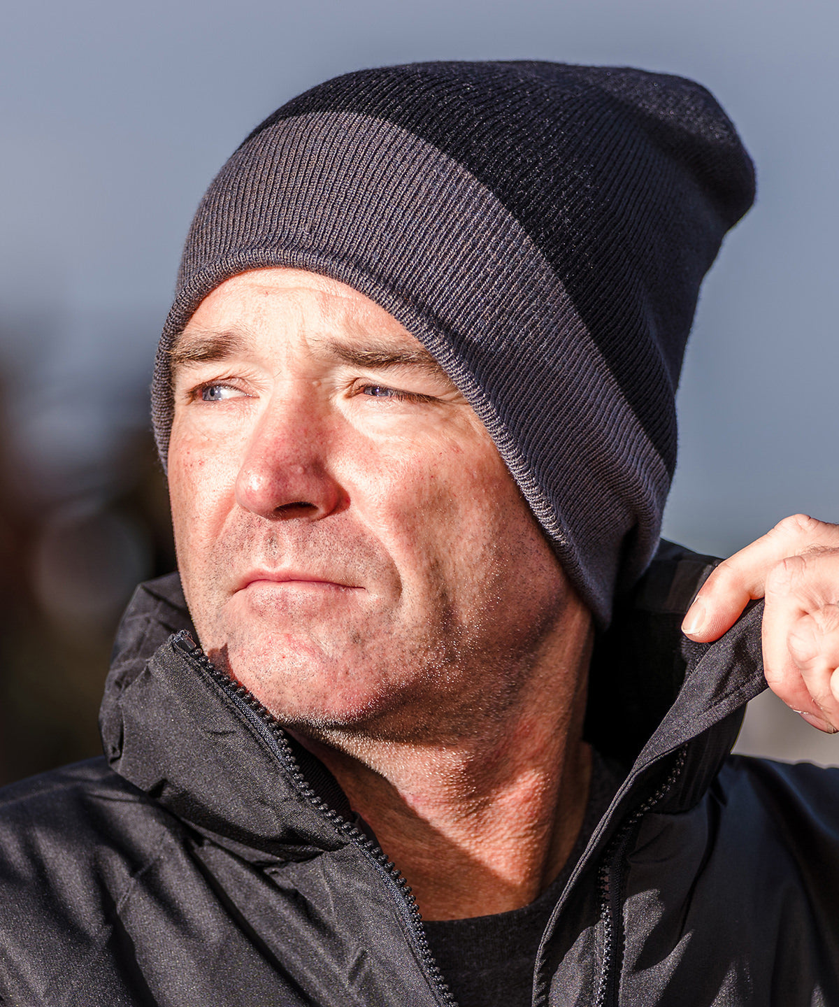 Recycled compass beanie