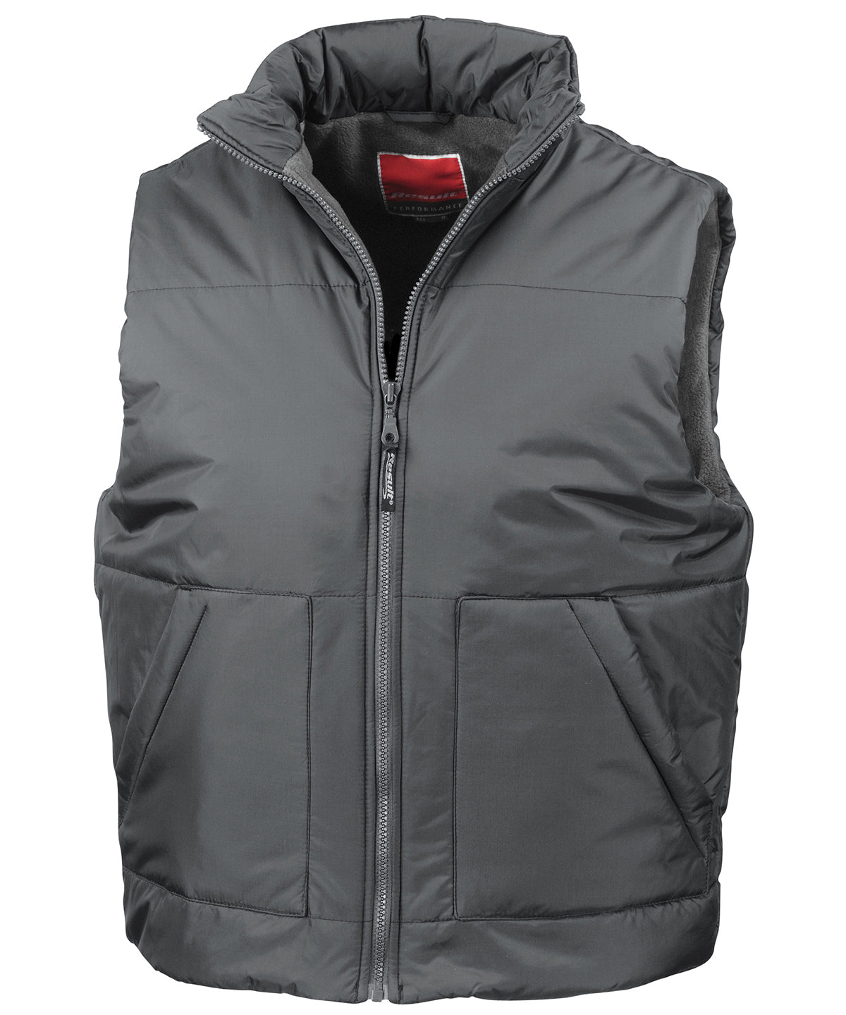 Fleece-lined bodywarmer