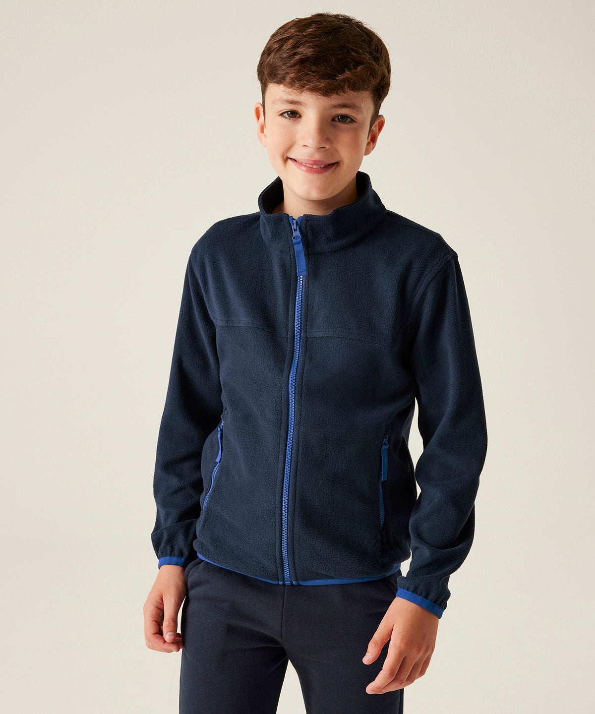 Kids full-zip microfleece