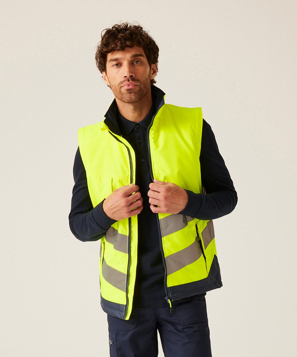 High-vis pro bodywarmer
