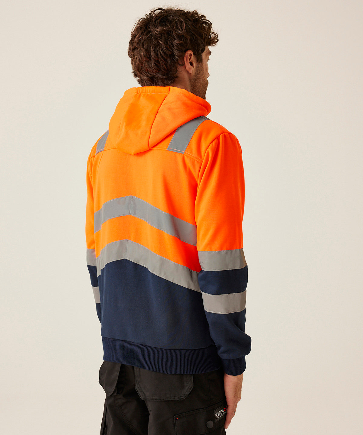 Pro hi-vis full zip hoodie