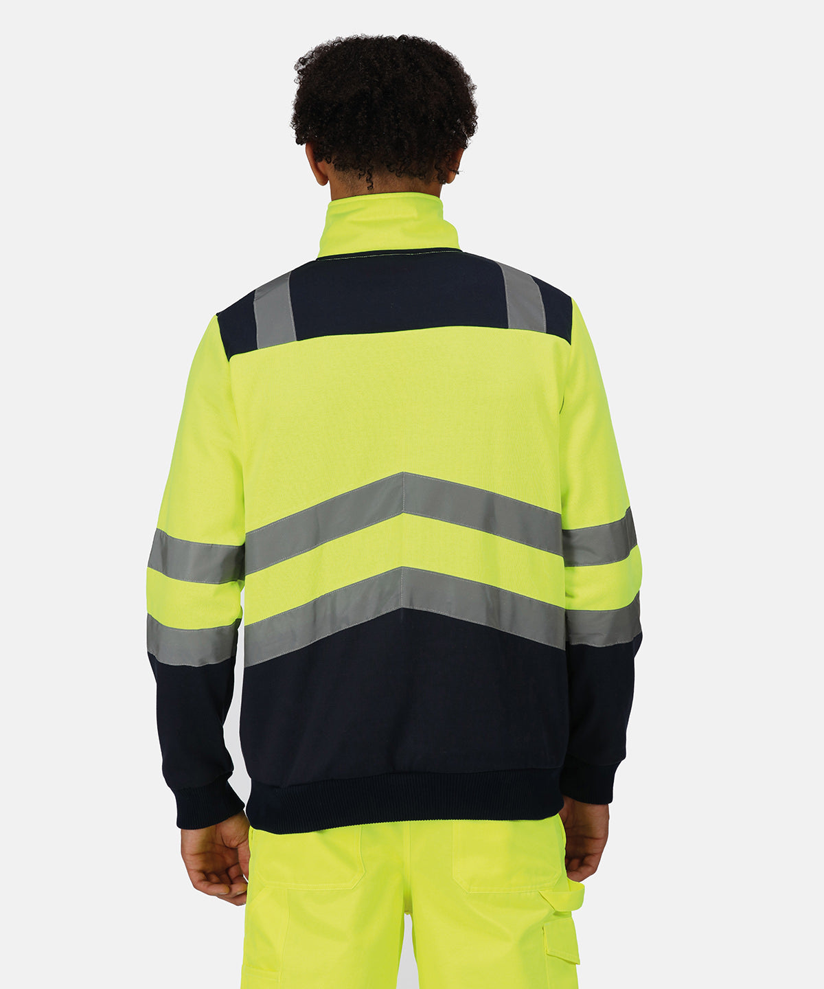 Pro hi-vis ¼-zip sweatshirt
