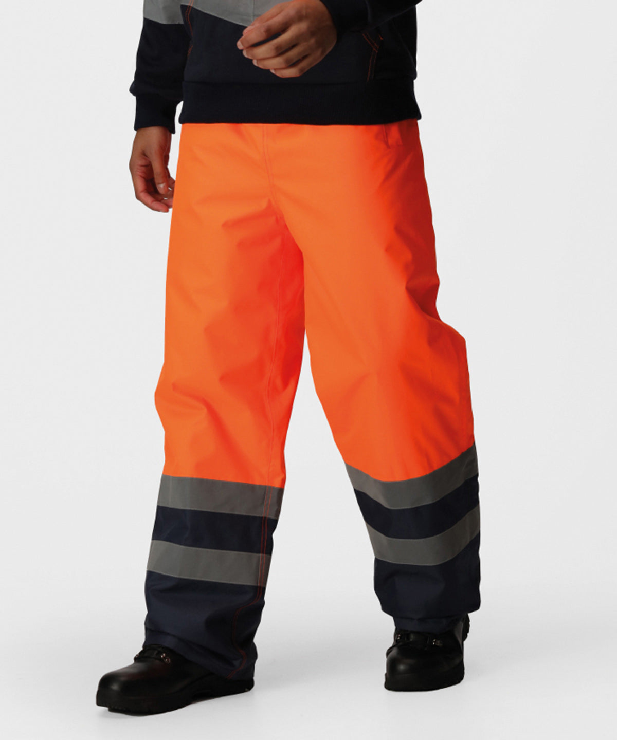 Pro hi-vis insulated overtrousers