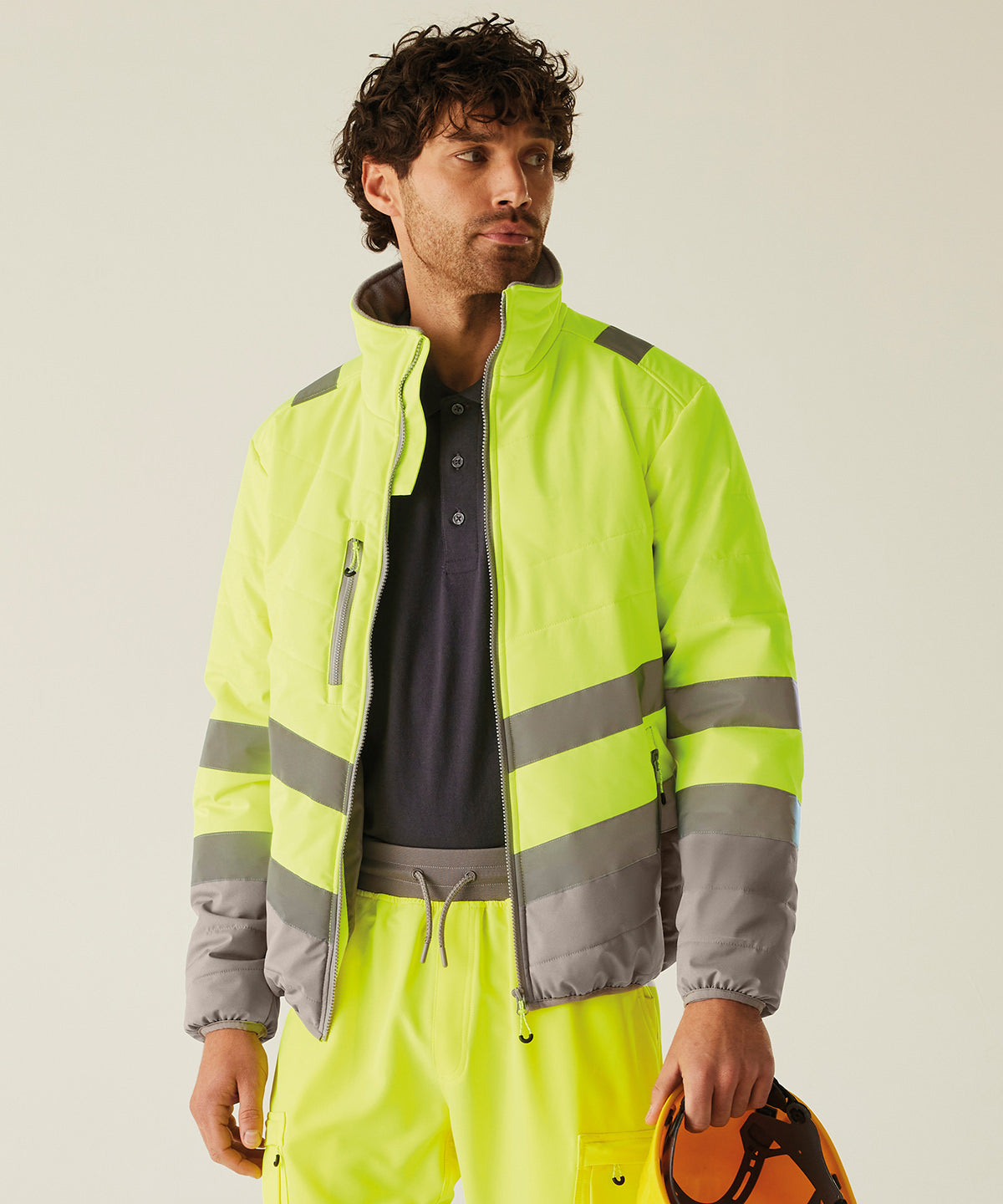 Hi-vis two-tone thermal jacket