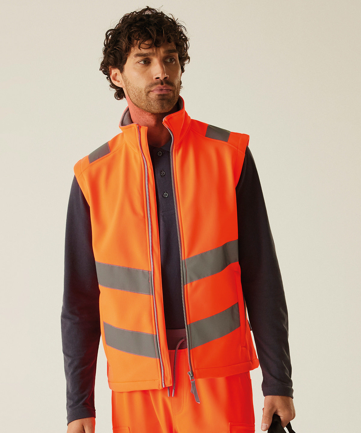 Hi-vis Pro contract Ablaze softshell bodywarmer