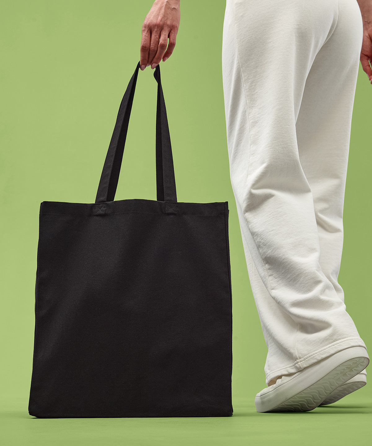 Recycled premium canvas spacious shopper