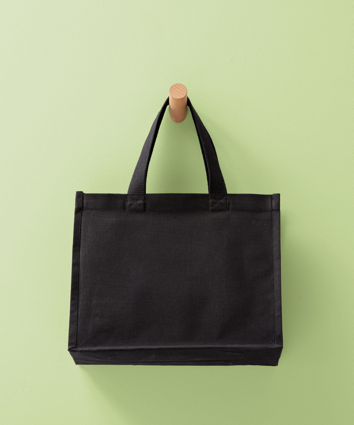 Recycled premium canvas stand-up shopper