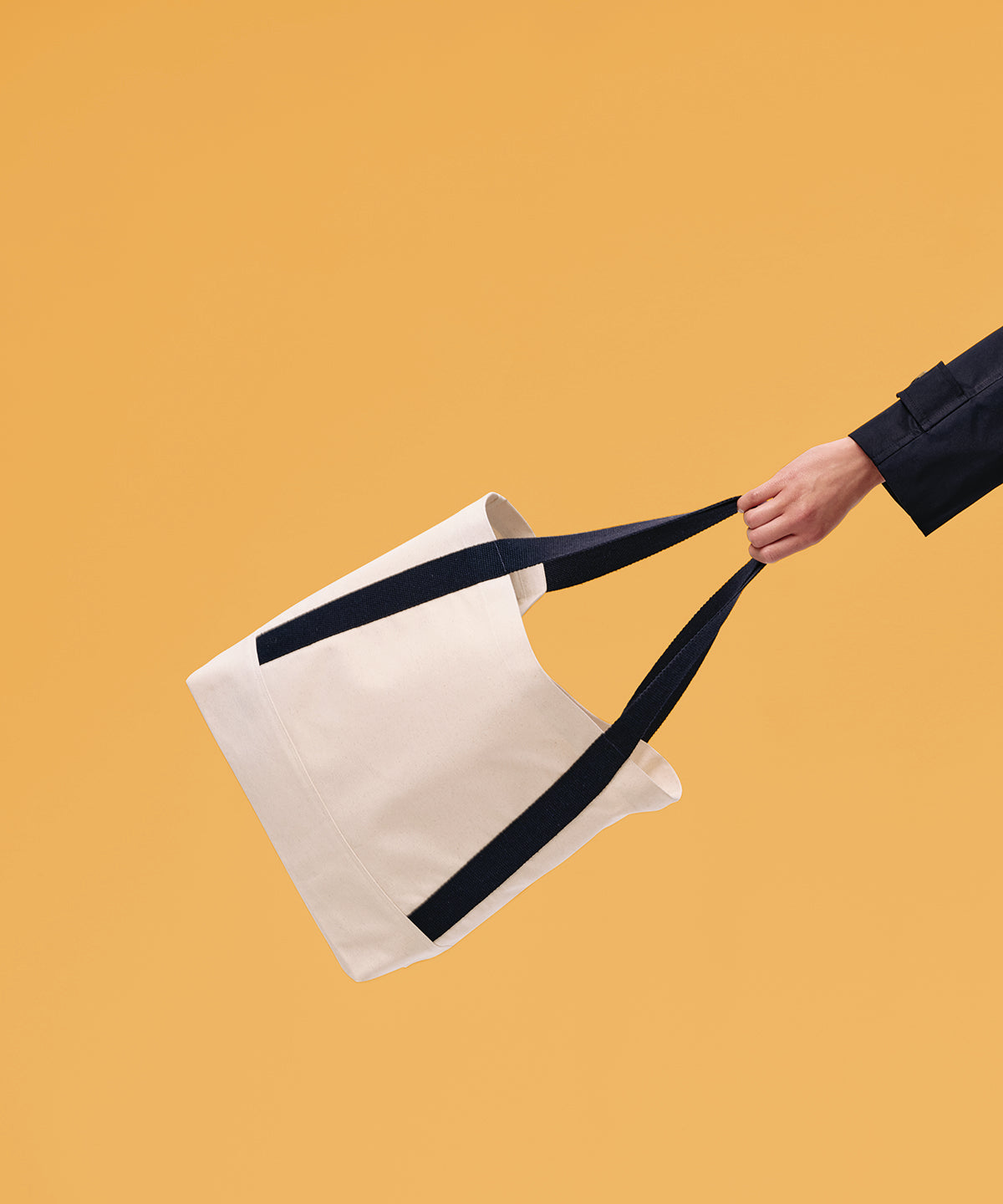 Dakota recycled contrast strap tote