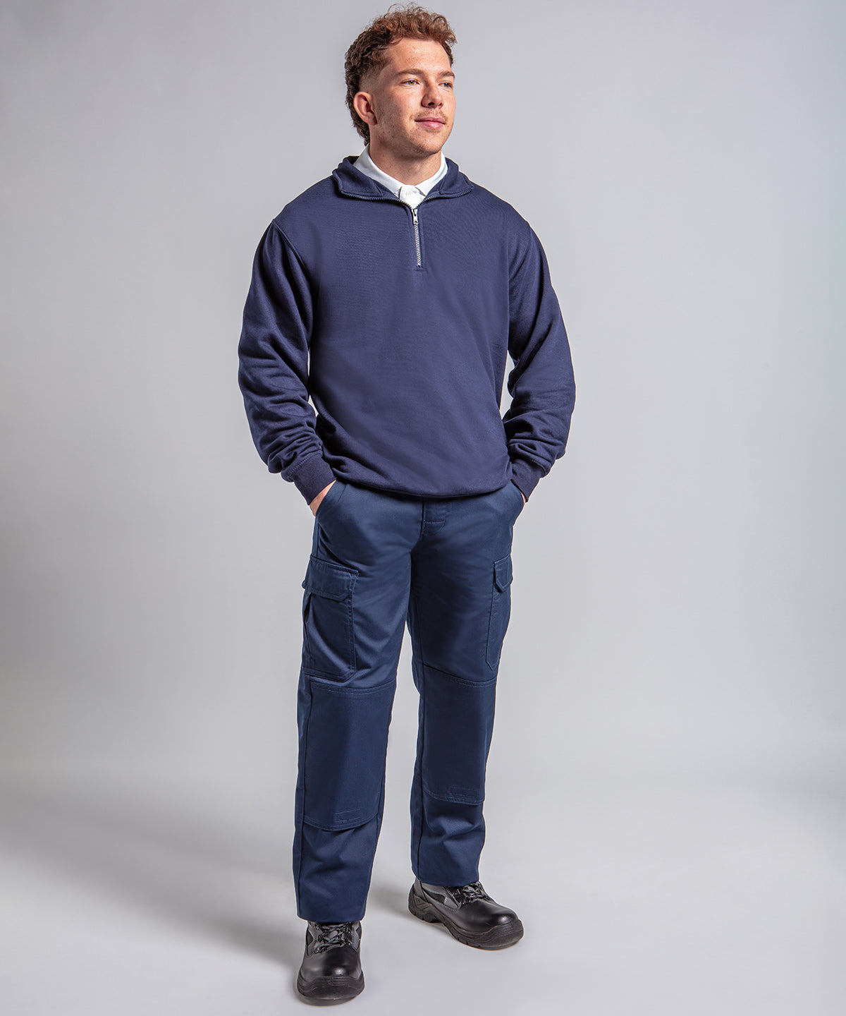 Pro ¼-neck zip sweatshirt