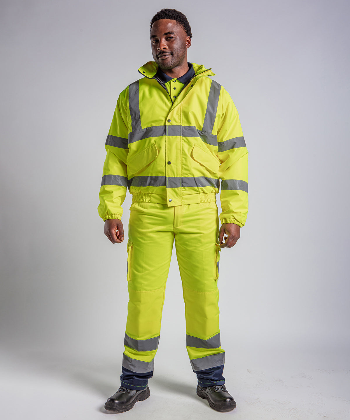 High visibility bomber jacket