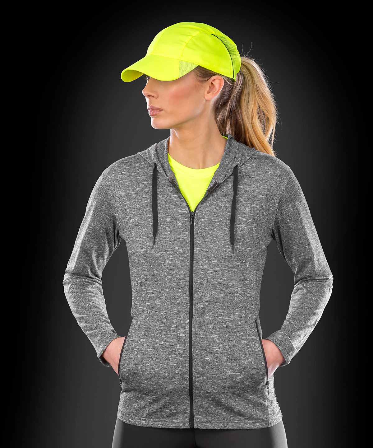 Women's hooded tee jacket 
