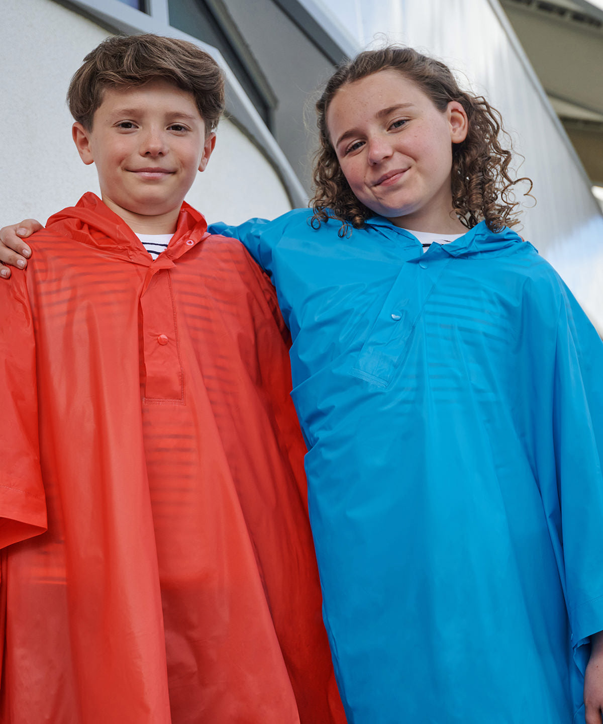 Kids plastic poncho