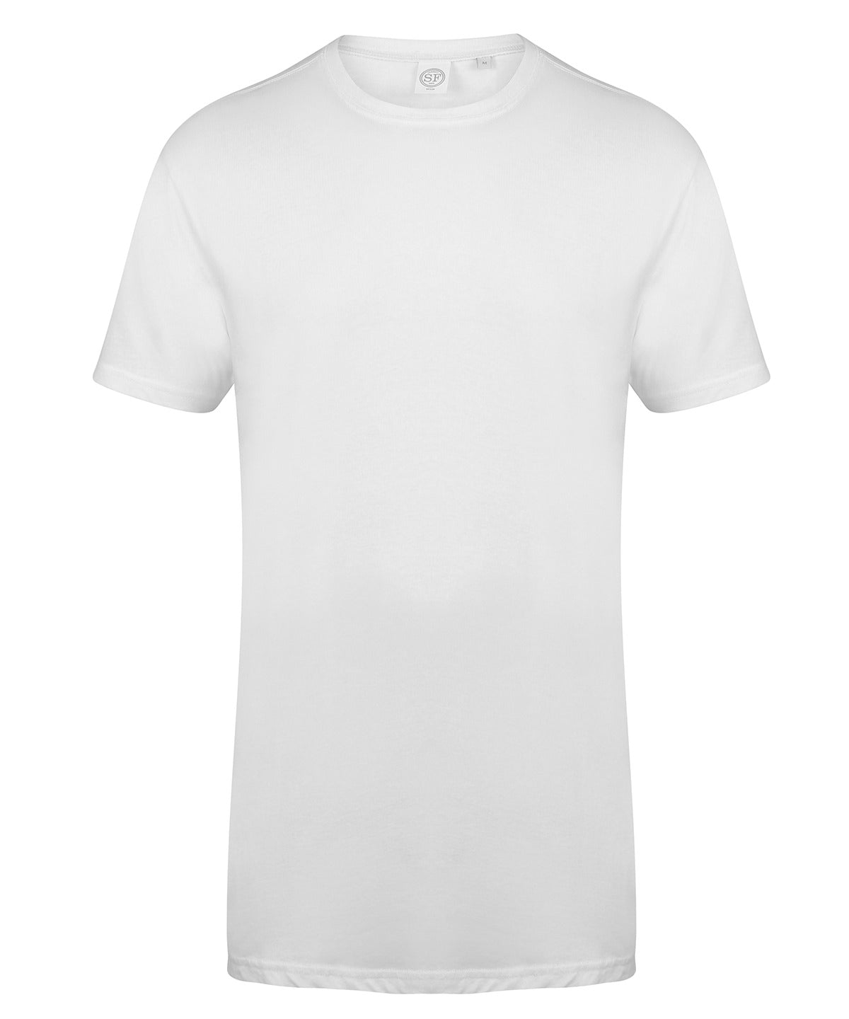Longline t-shirt with dipped hem