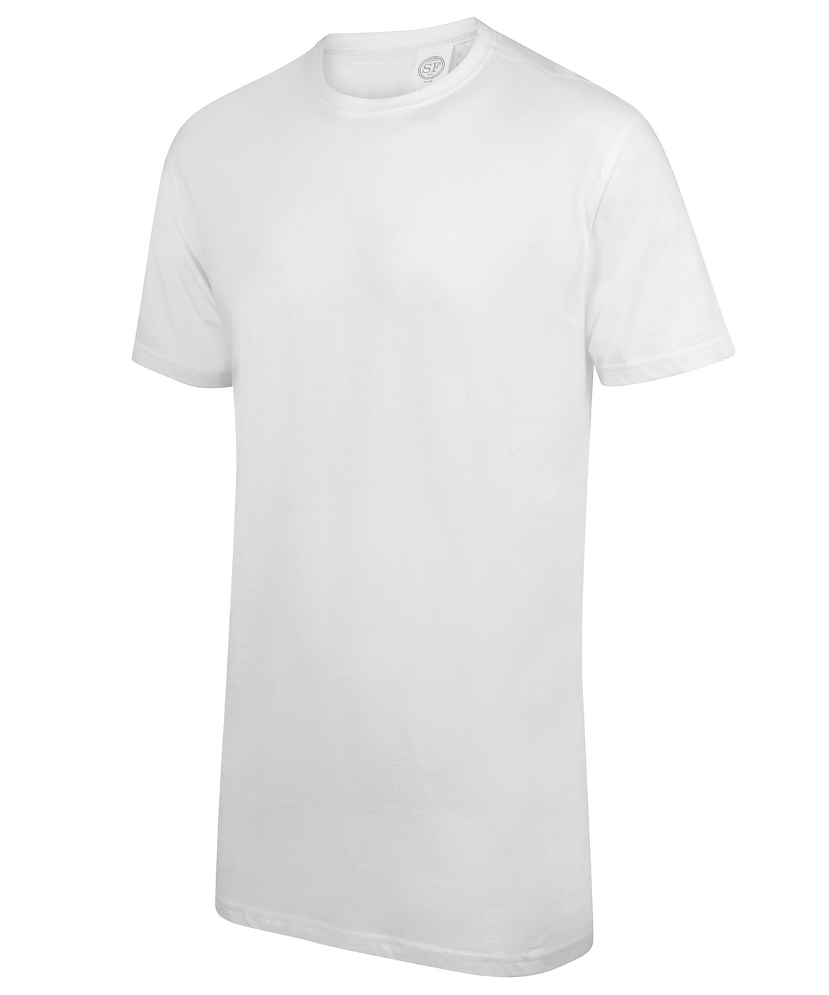 Longline t-shirt with dipped hem
