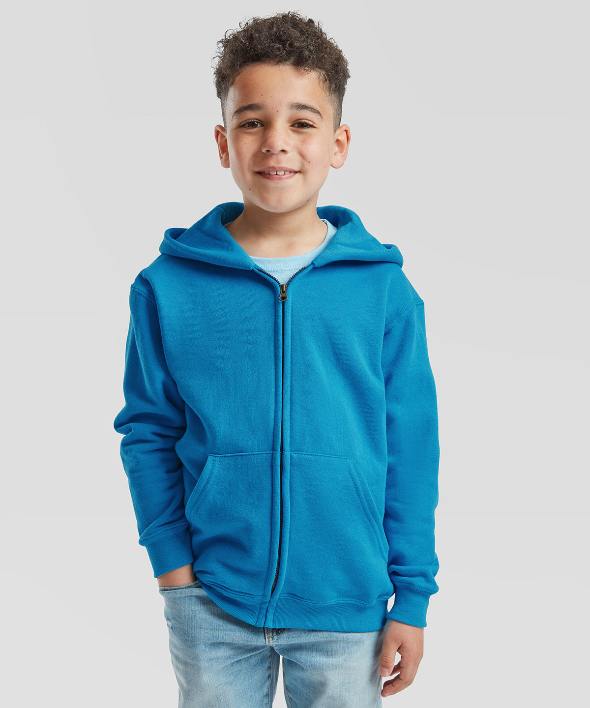 Kids classic hooded sweatshirt jacket