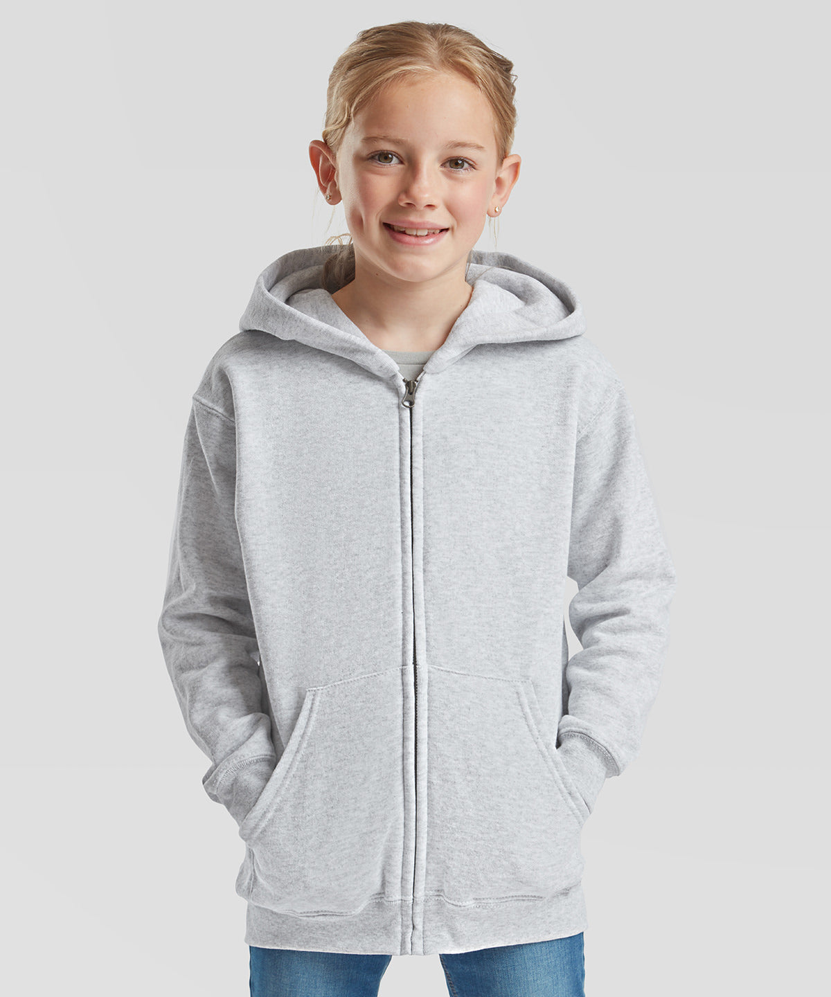 Kids classic hooded sweatshirt jacket