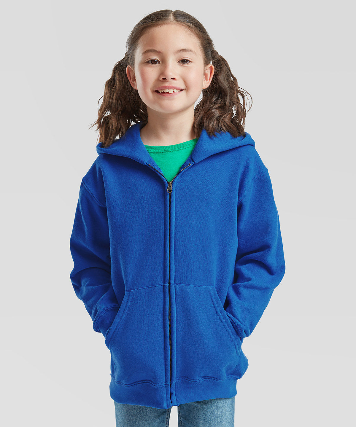 Kids classic hooded sweatshirt jacket