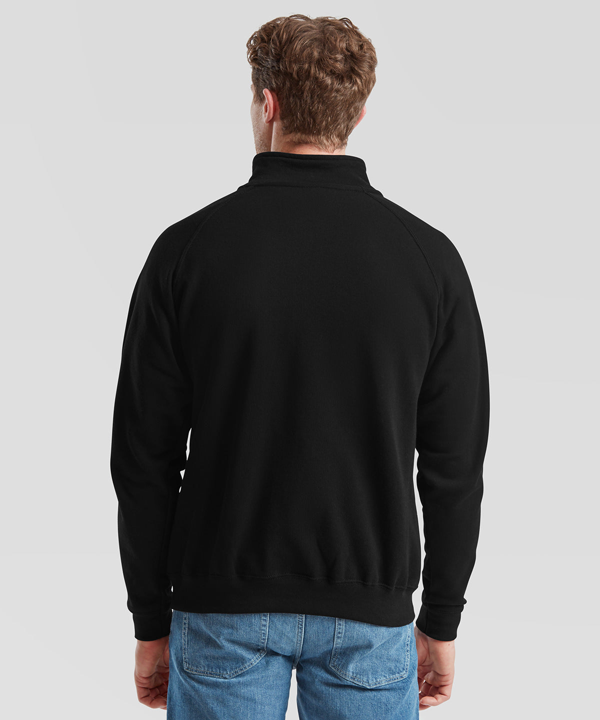 Classic 80/20 zip neck sweatshirt