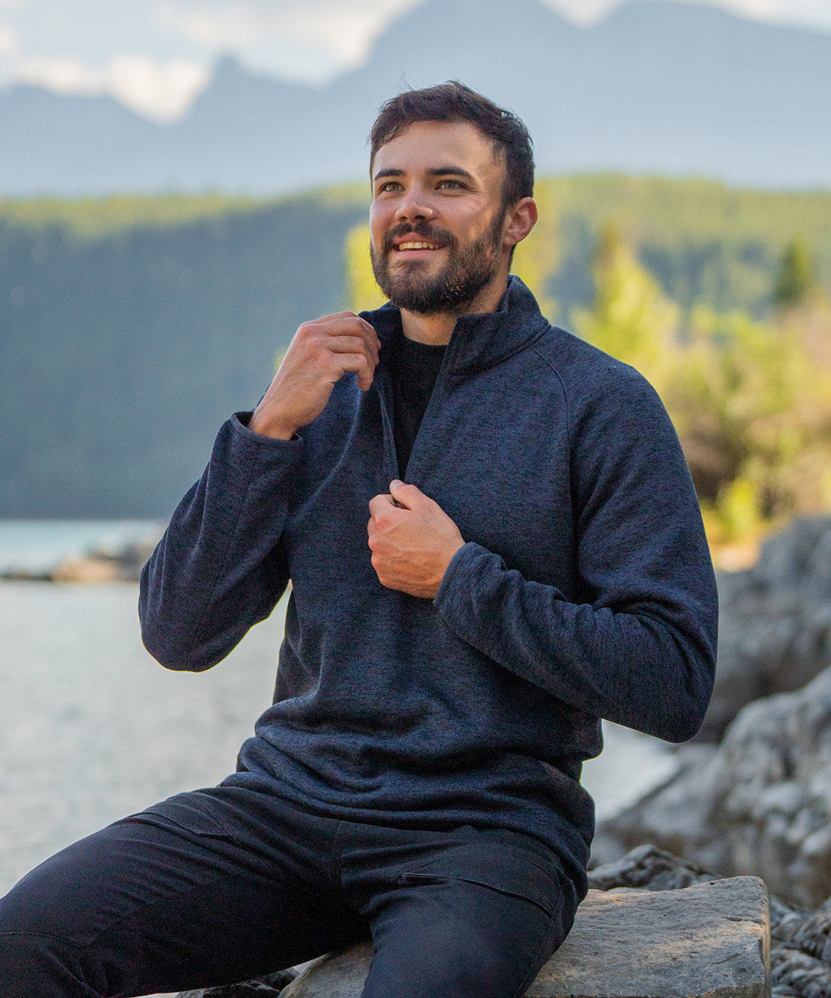 Yosemite ½-zip pullover