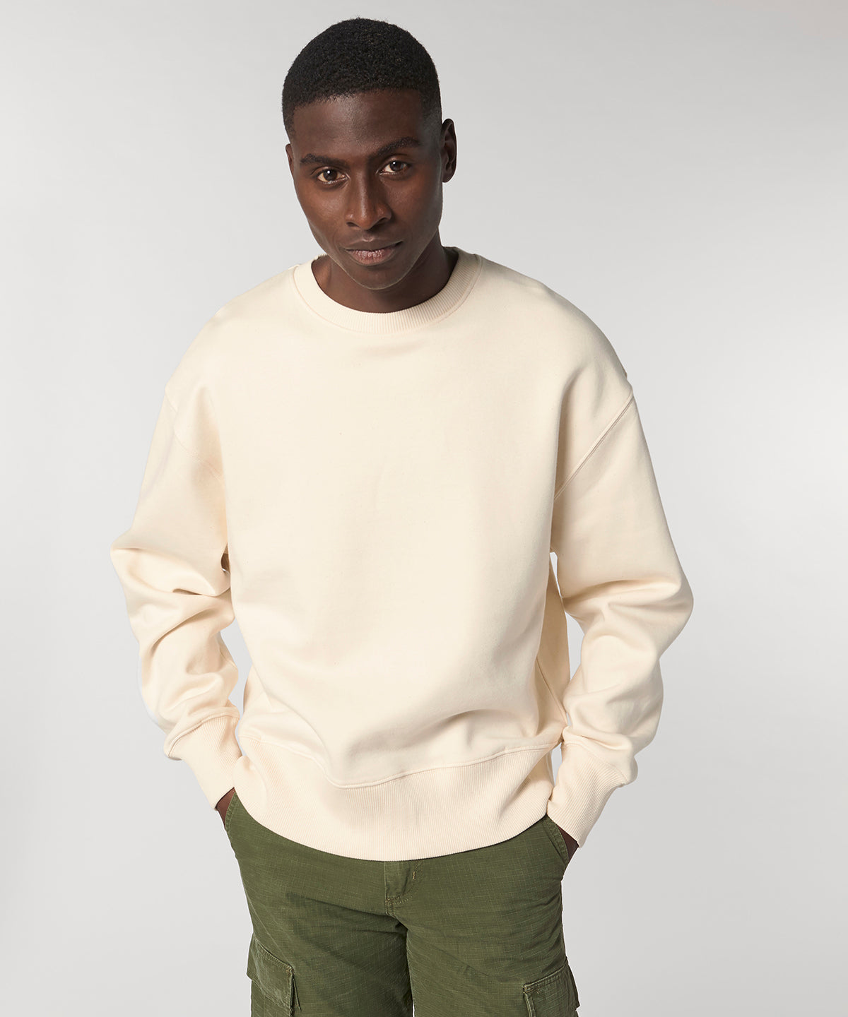 Radder oversized brushed crew neck (STSU857)