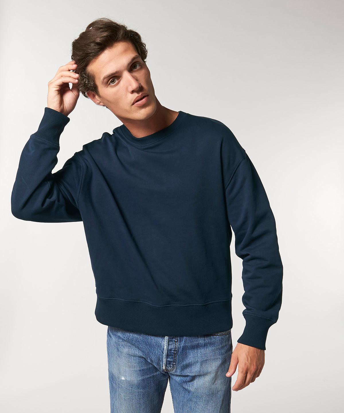 Radder oversized brushed crew neck (STSU857)