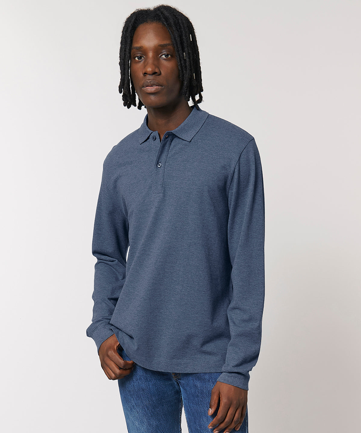 Prepster long sleeve unisex polo (STPU332)