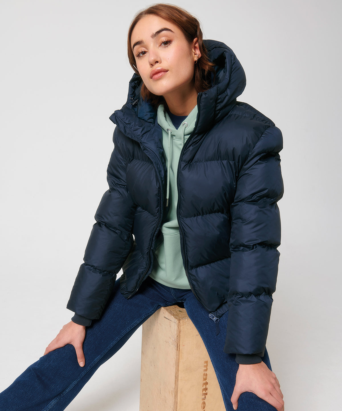 Unisex Puffer oversized jacket (STJU840)