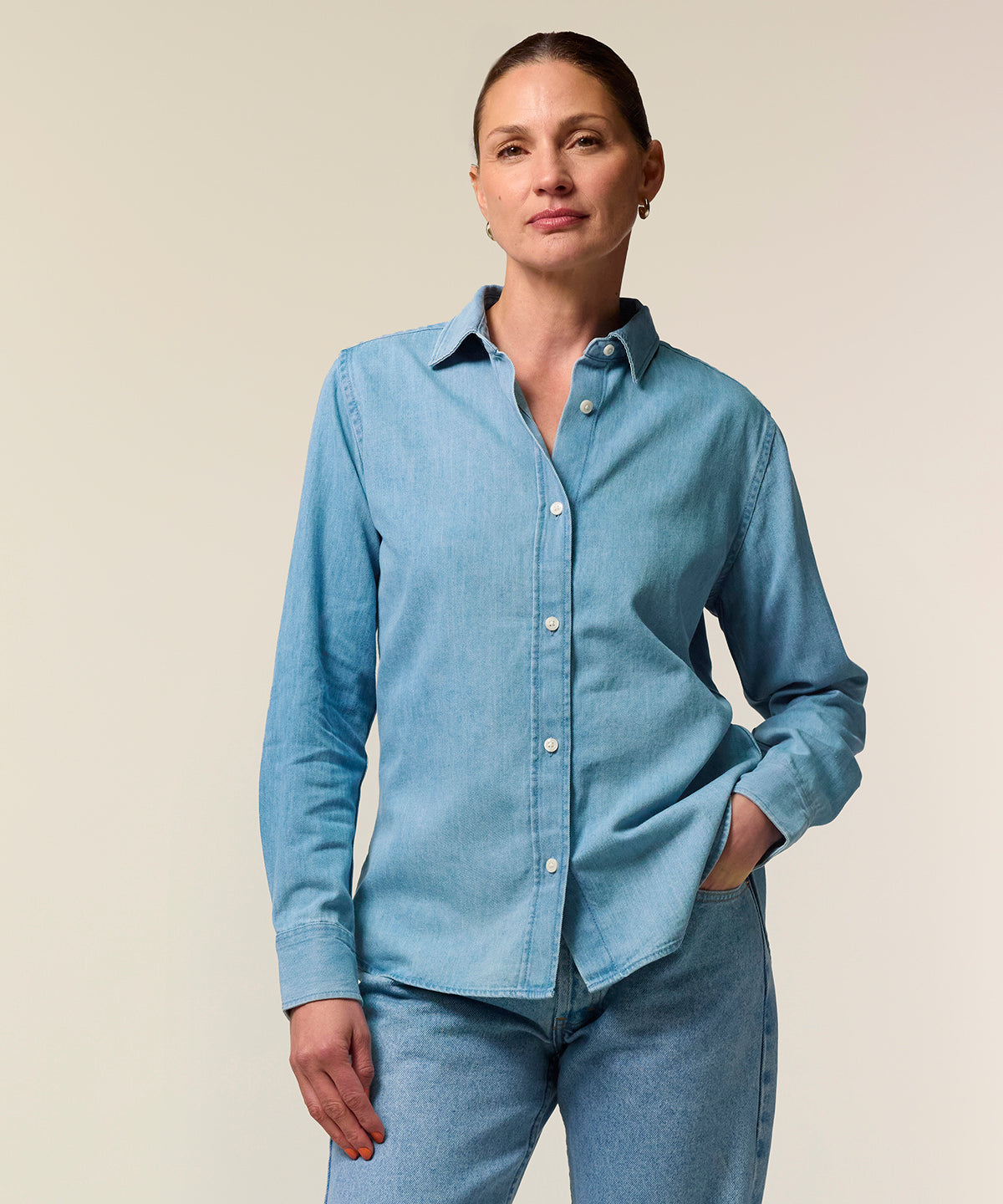 Stella denim shirt (STWW970)