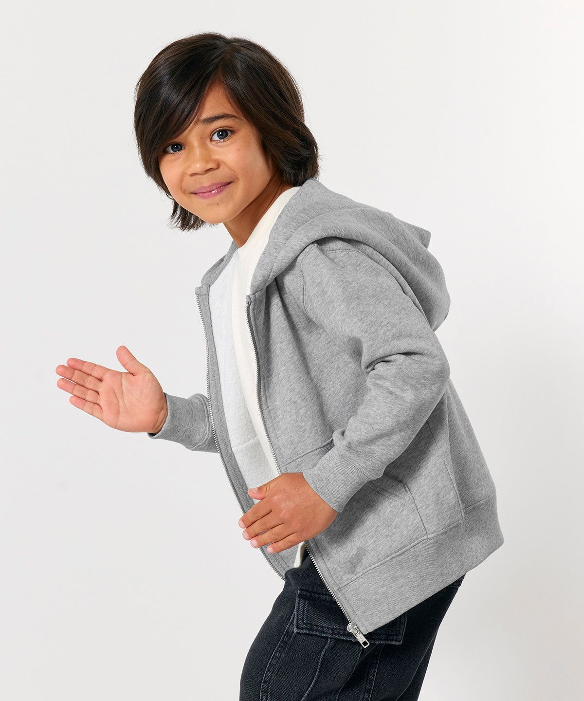 Kids Mini Cultivator 2.0 iconic zip-thru hoodie sweatshirt (STSK182)