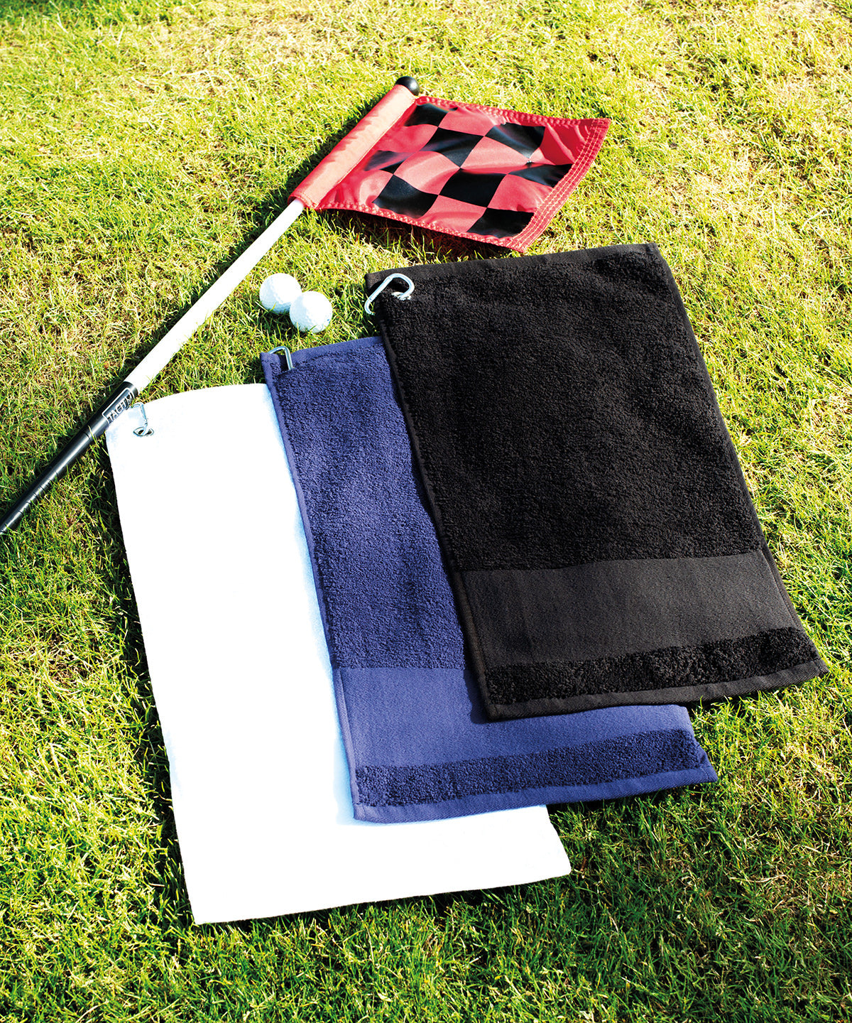 Printable border golf towel 