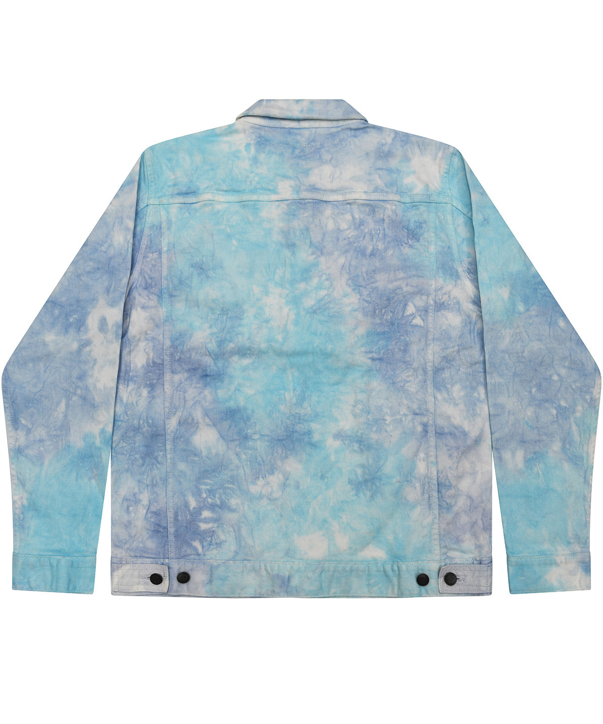Tie-dye denim jacket