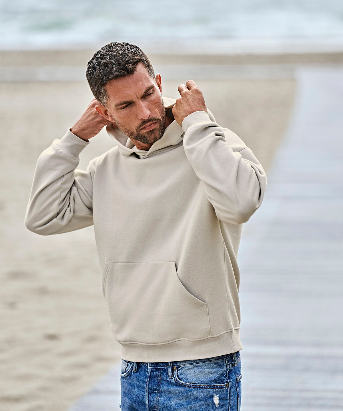 Urban heavy loose-fit hooded sweatshirt (5162)