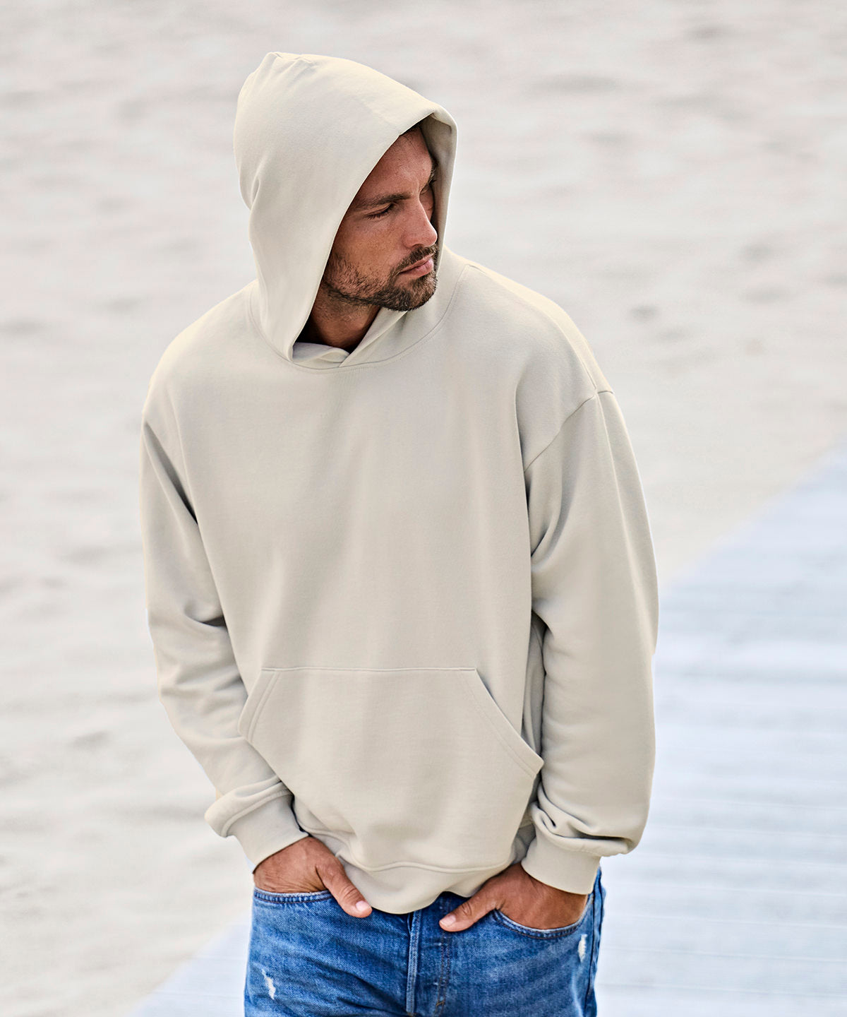 Urban heavy loose-fit hooded sweatshirt (5162)