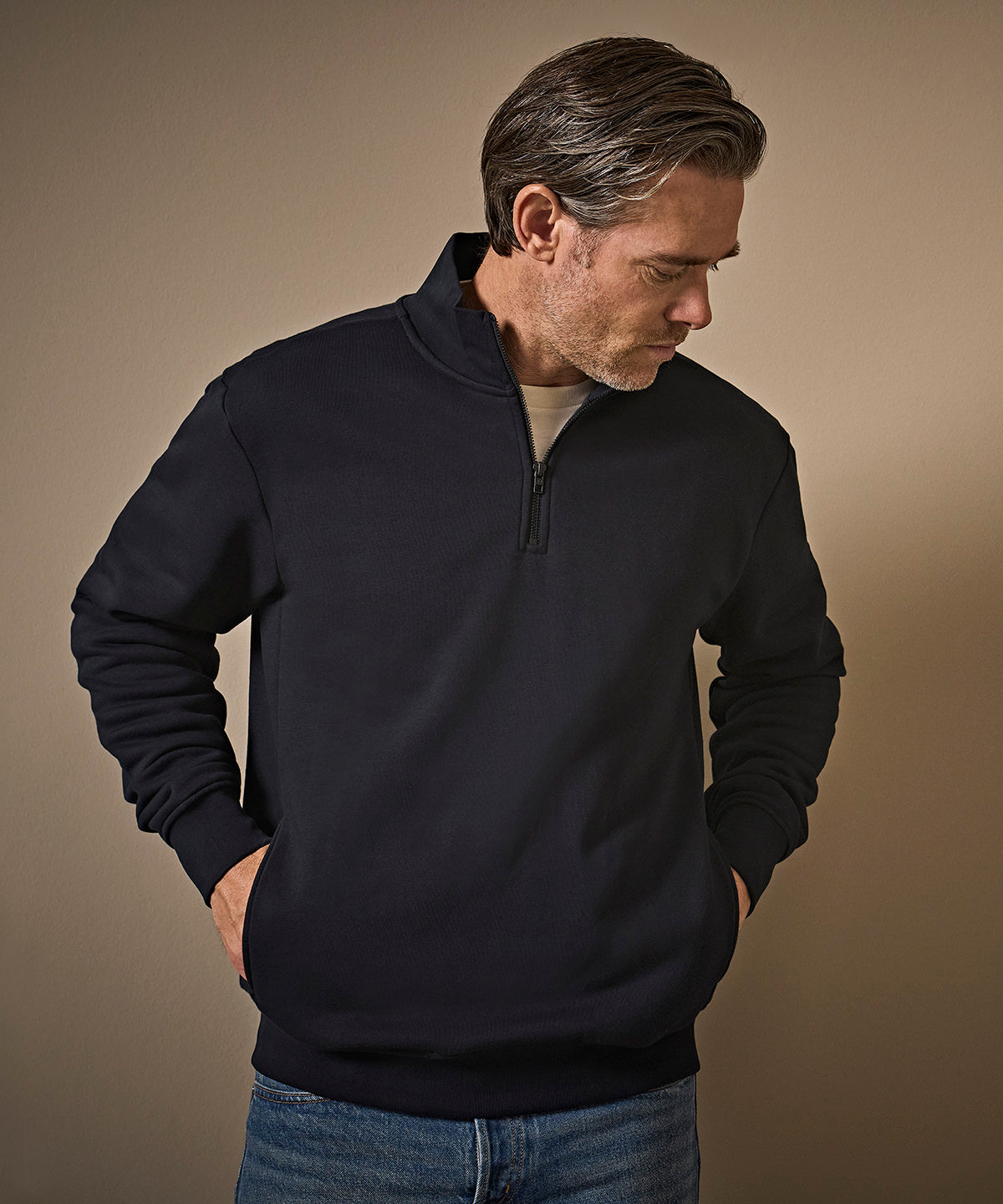 Half-zip sweatshirt (5438)