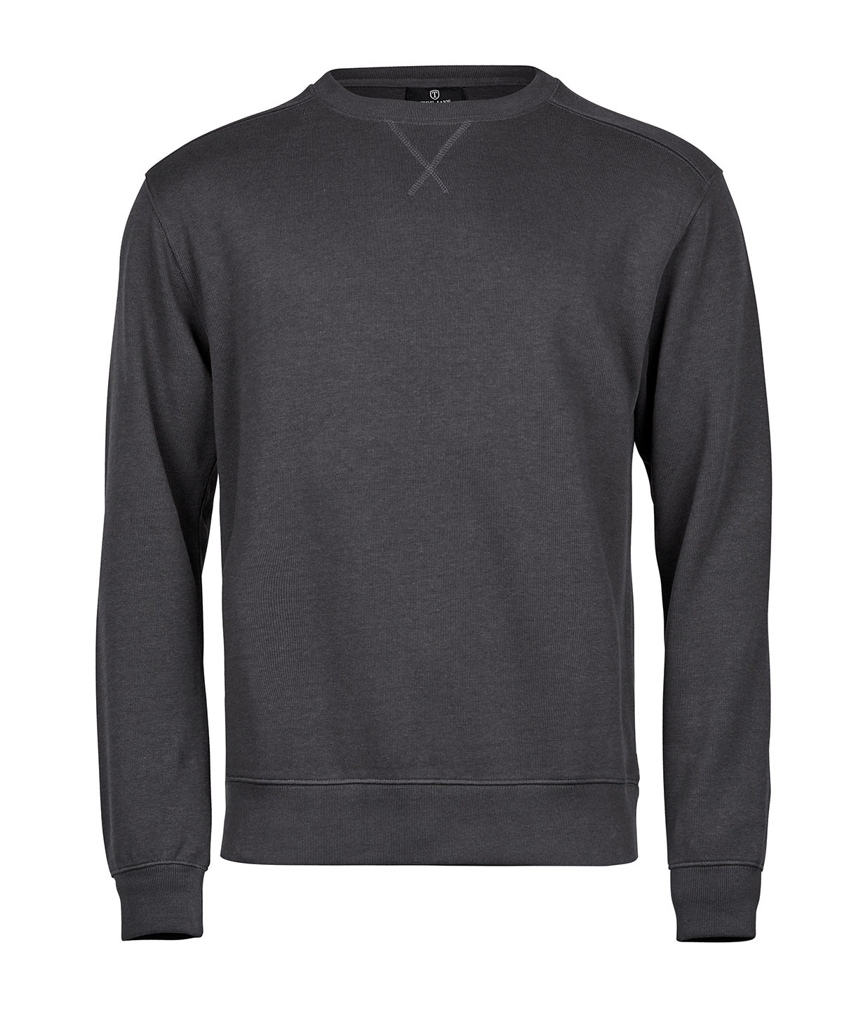 Ribbed interlock crew neck (5504)