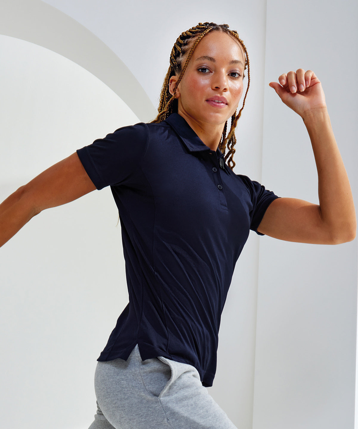 Women's TriDri® panelled polo