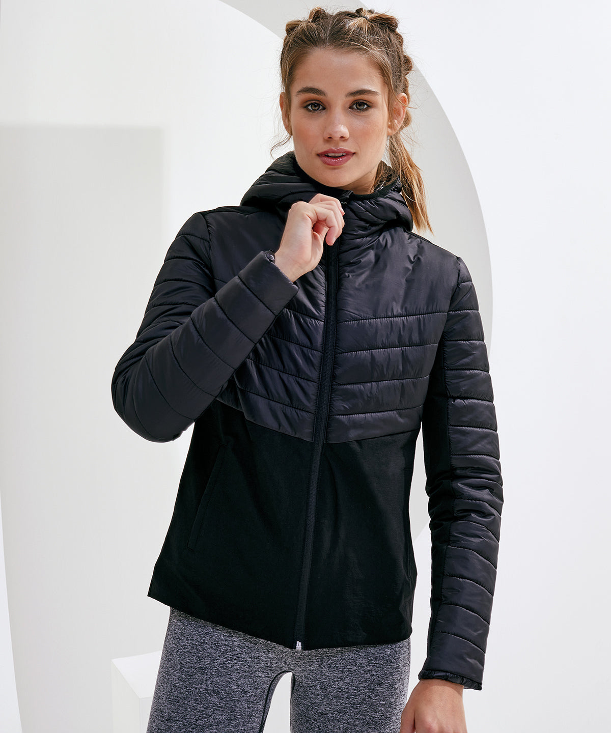 Women's TriDri® insulated hybrid jacket