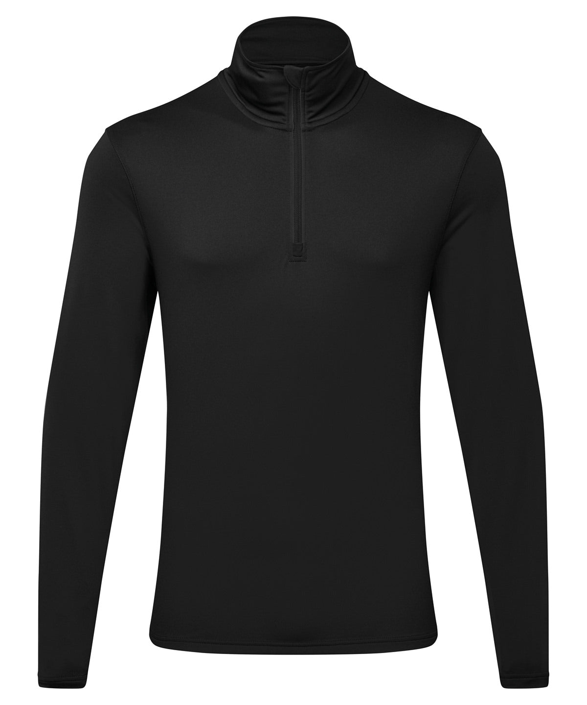 TriDri® recycled long sleeve brushed back ¼ zip top
