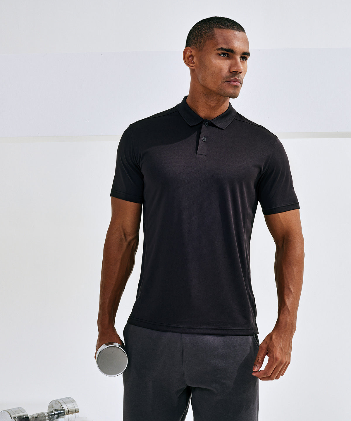 TriDri® Ion-Charge panelled polo