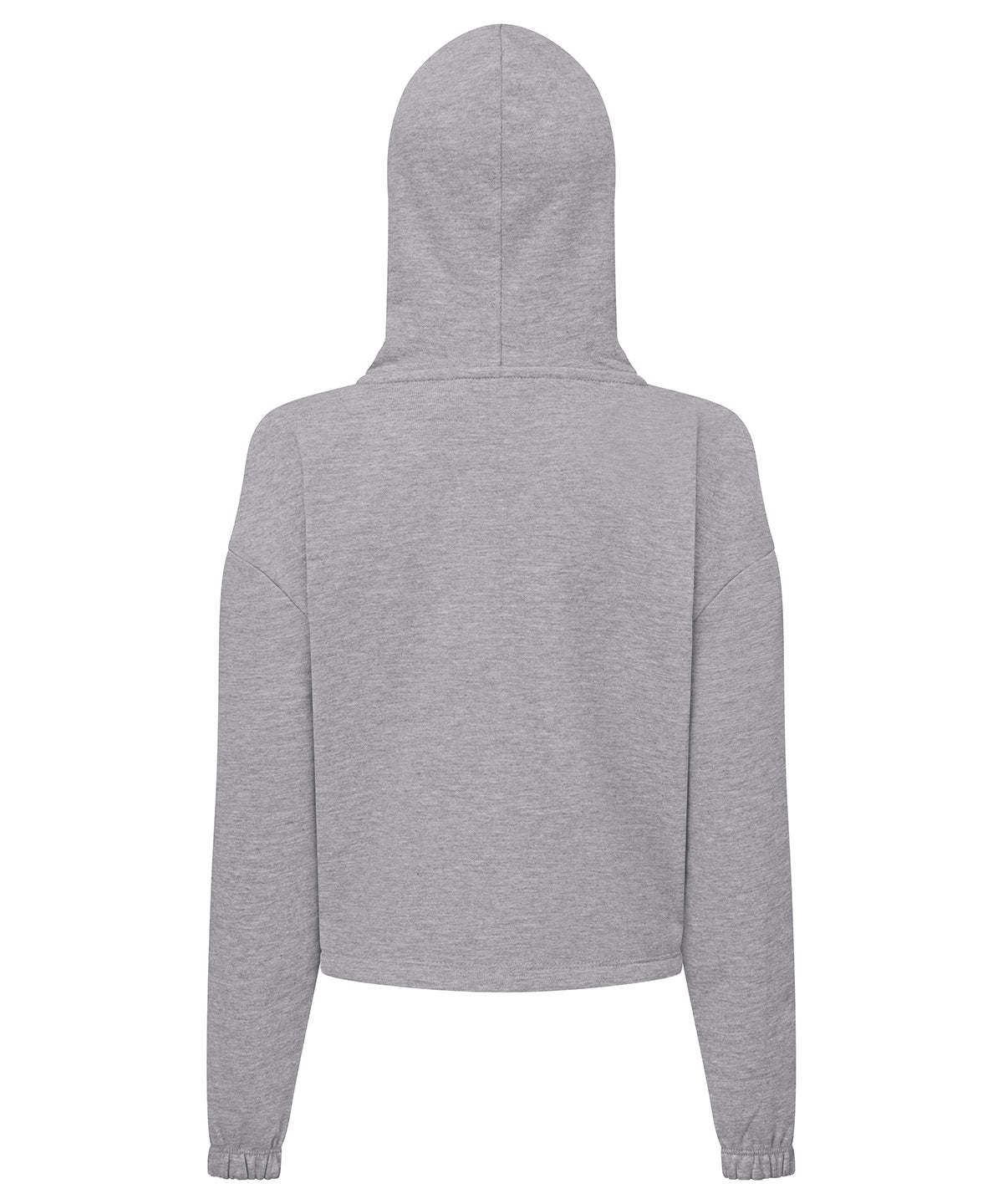 Kids TriDri® recycled cropped oversize full-zip hoodie