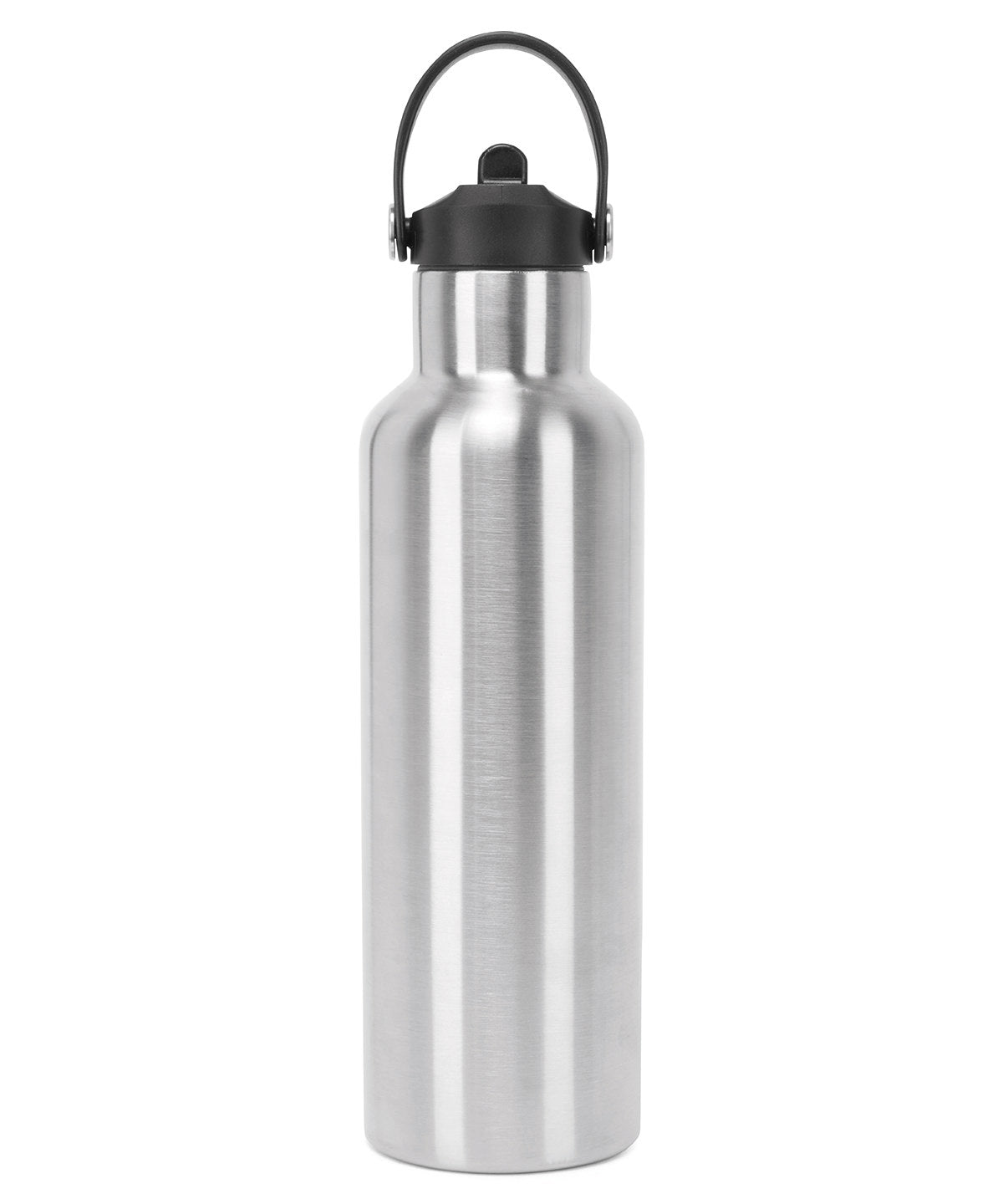 TriDri® Vacuum sports water bottle with flip-up straw