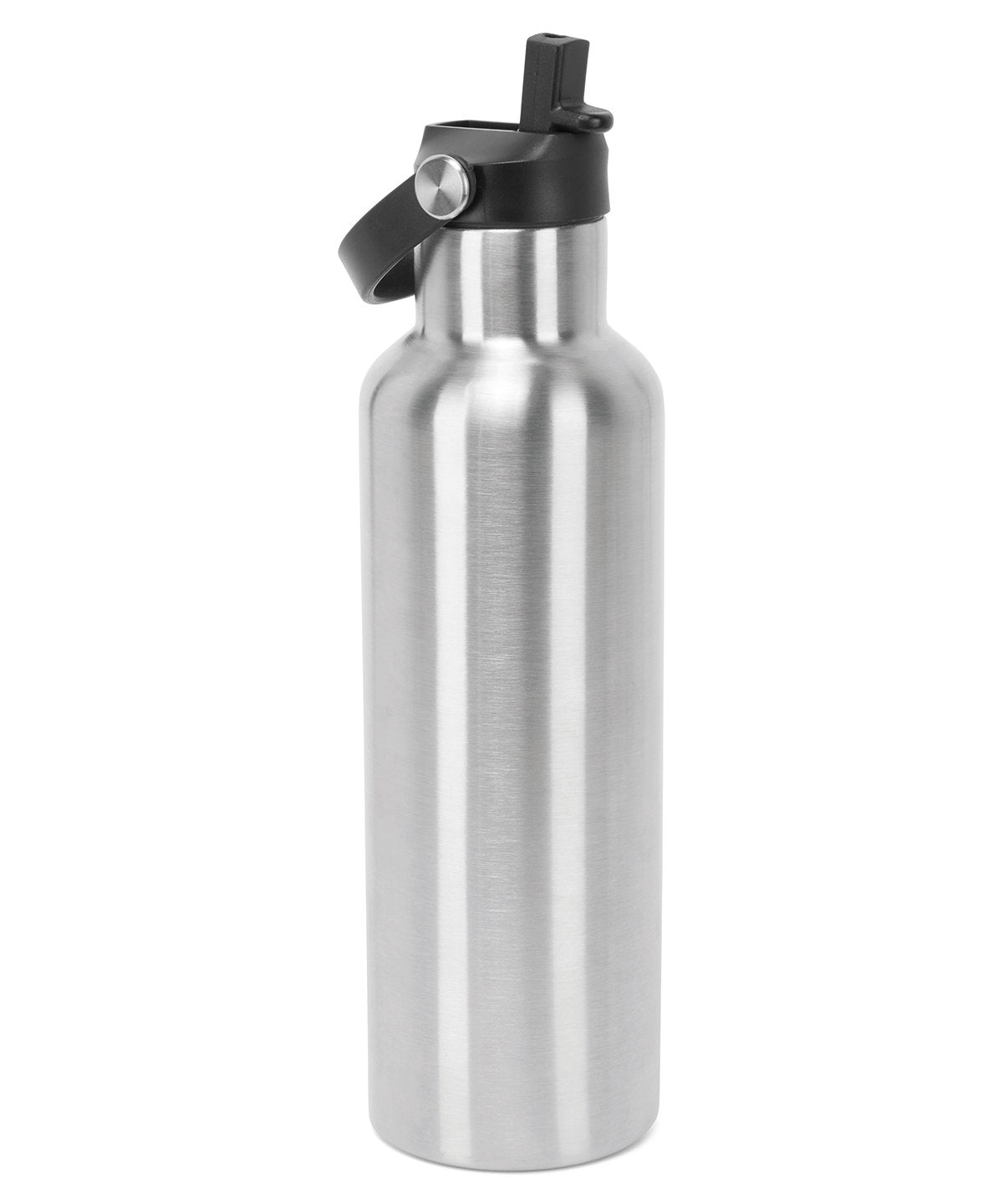 TriDri® Vacuum sports water bottle with flip-up straw