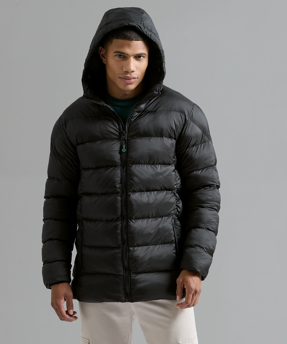  Solitude recycled hooded jacket