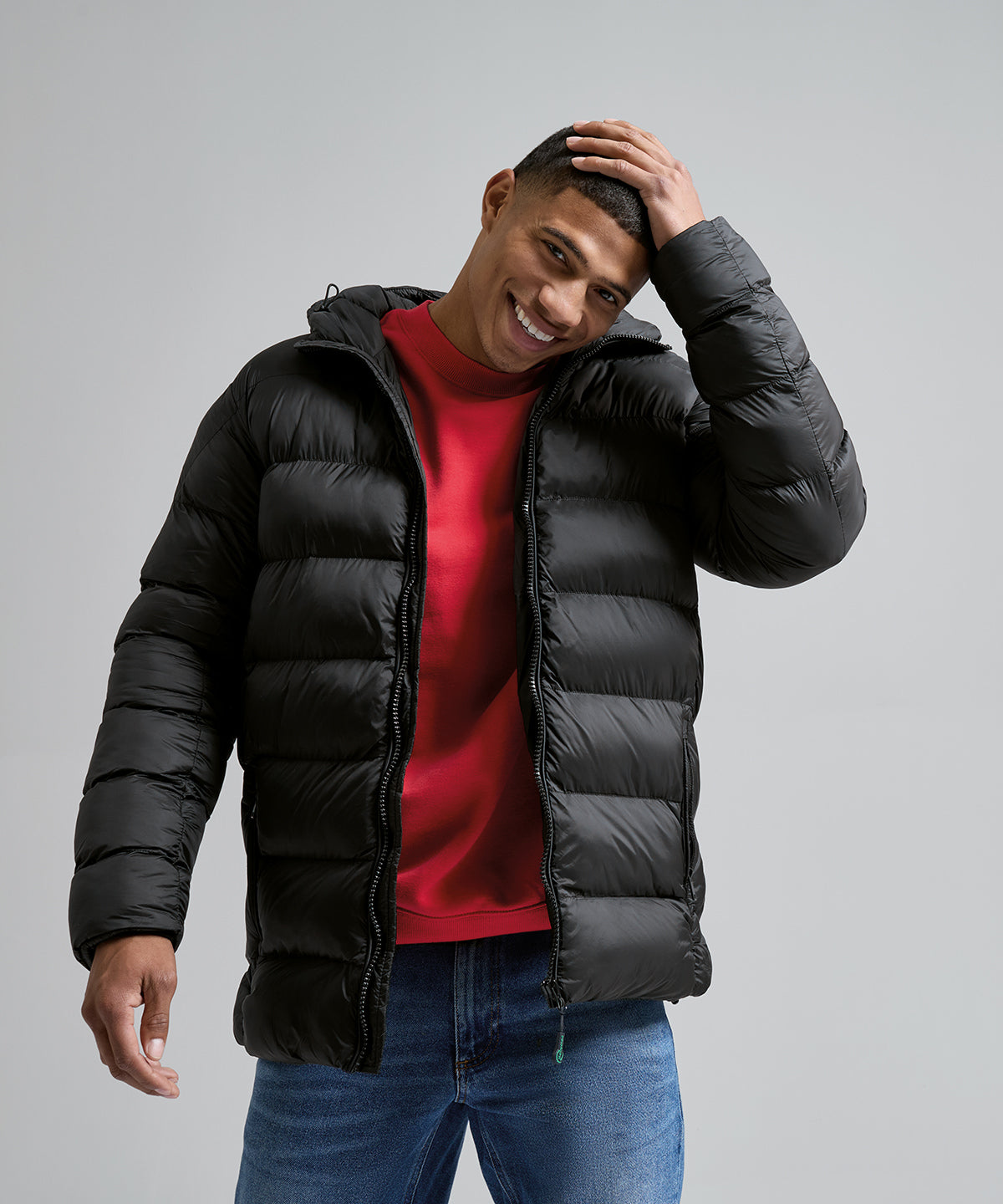  Solitude recycled hooded jacket