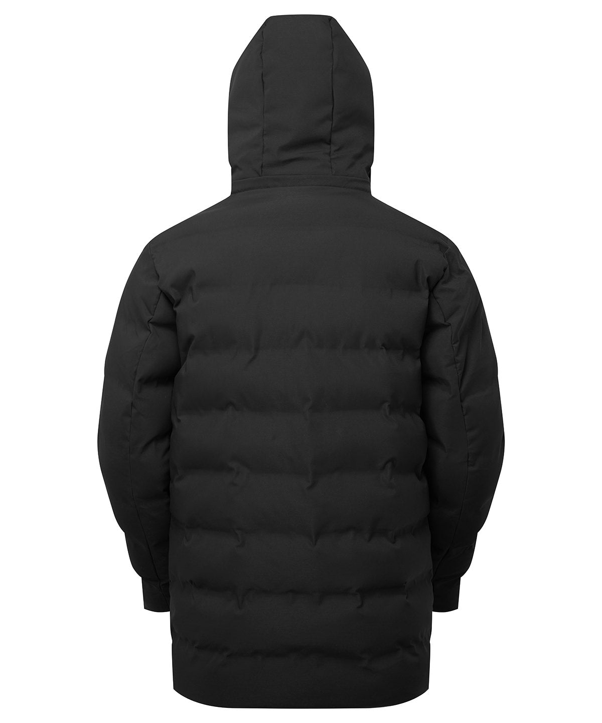 Recycled bonded longline padded jacket