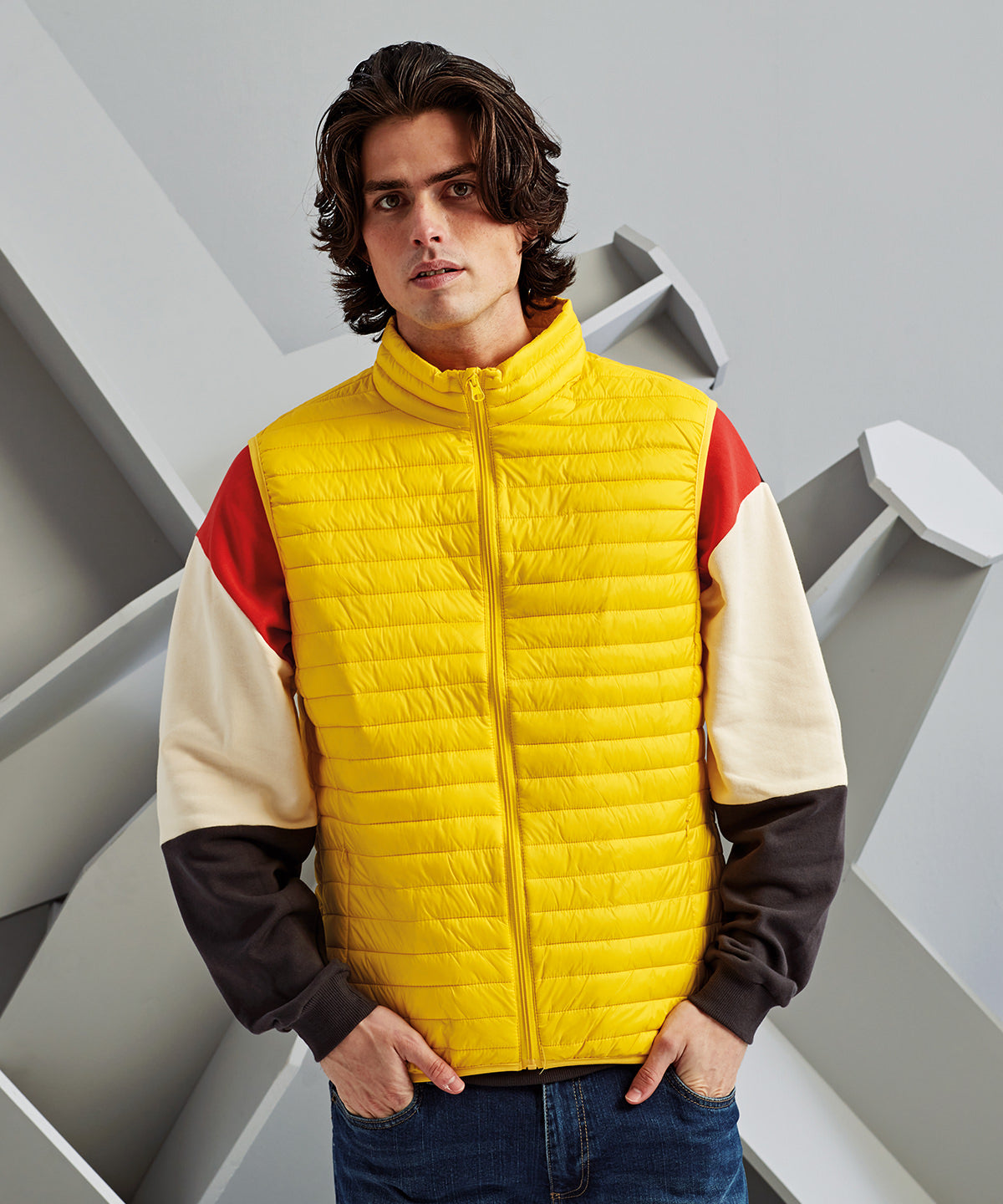 Tribe fineline padded gilet