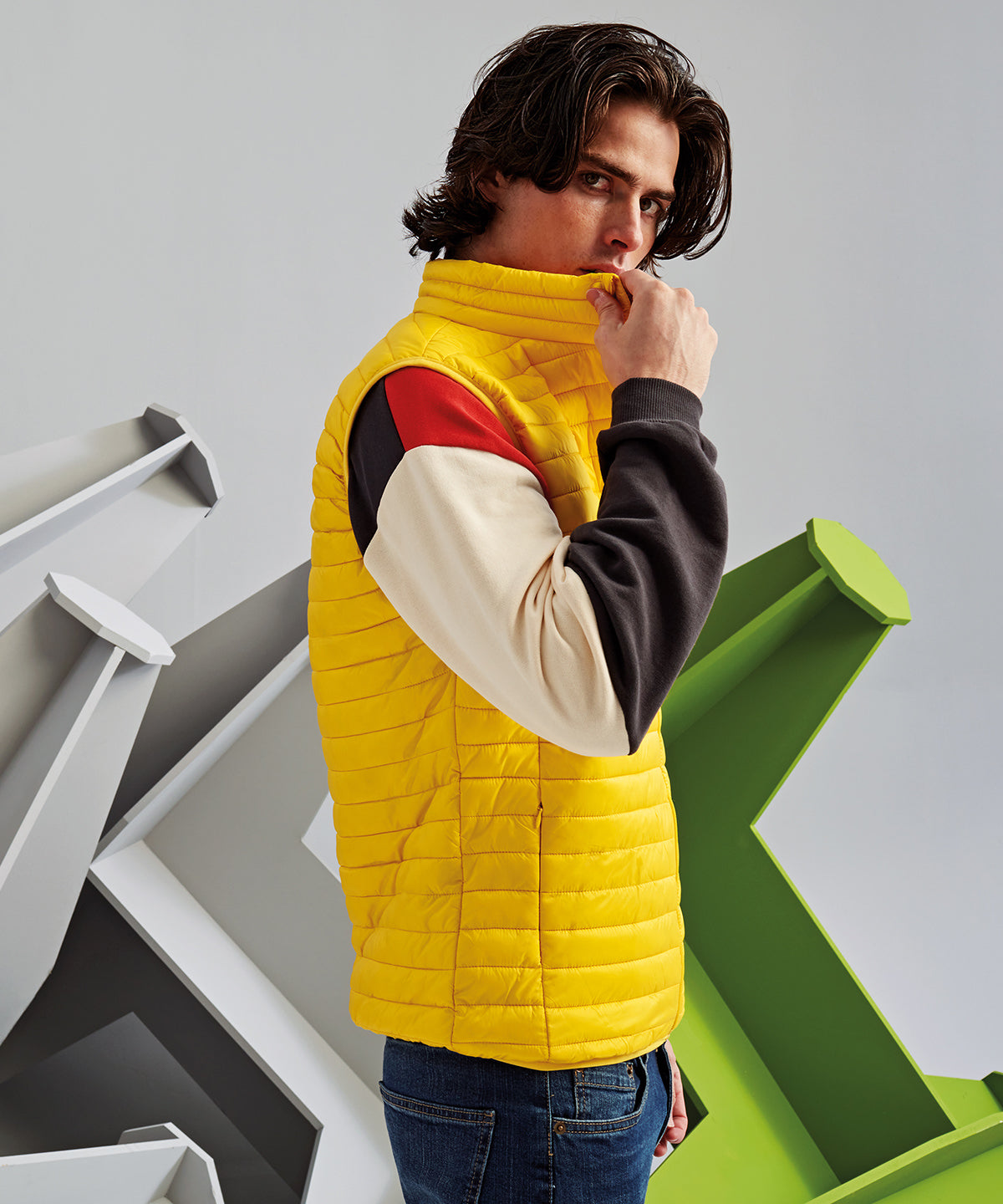 Tribe fineline padded gilet